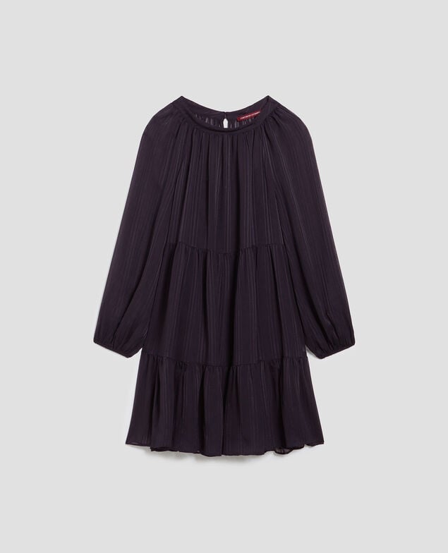 Kurzes Kleid mit fließendem Fall H695 night sky