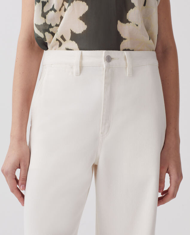 BLANDINE - Gerade Hose H003 white