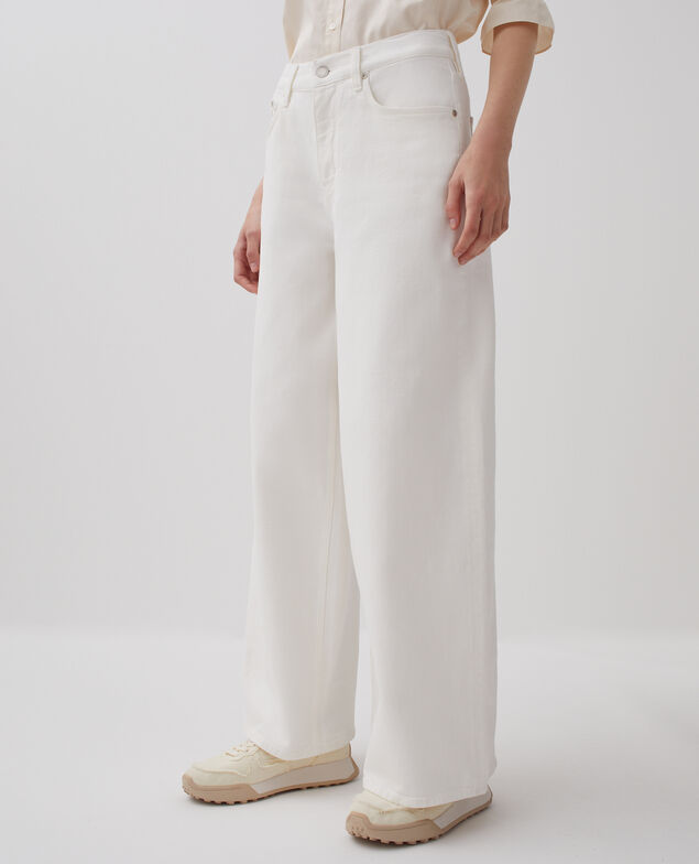 JEANETTE - Wide Jeans H003 white