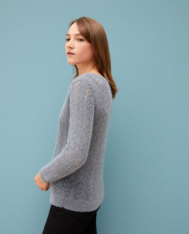Pullover mit Mohair und Lurex Quiet shade