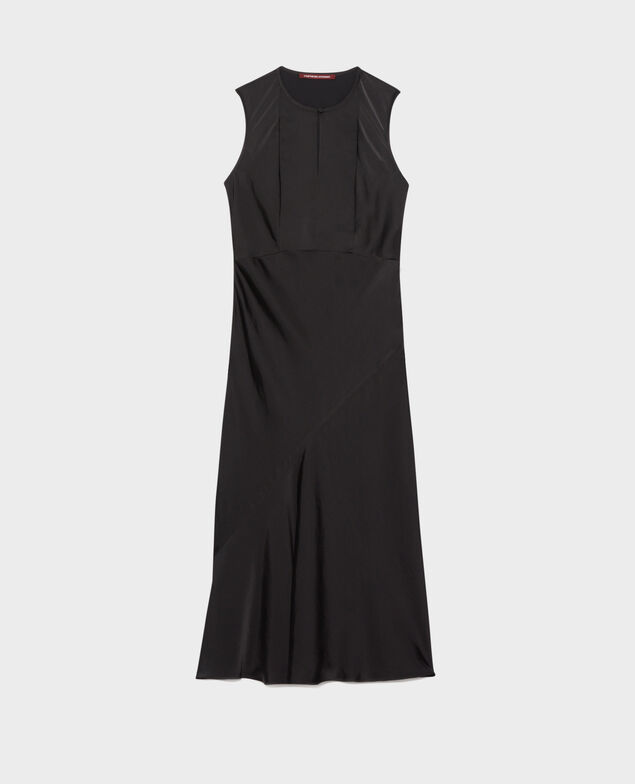 Langes Kurzarmkleid 4216 black_beauty