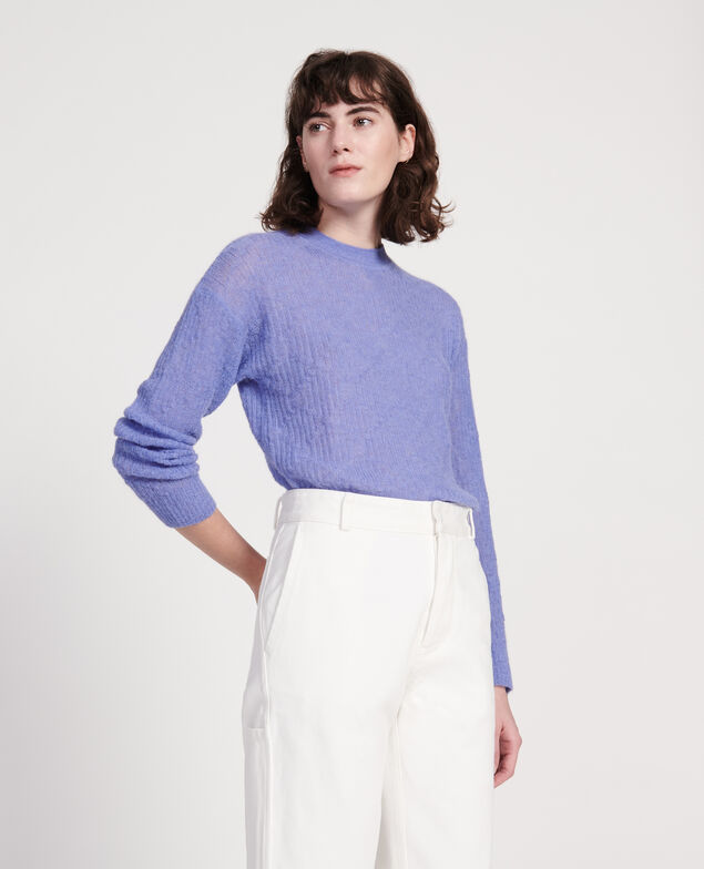 Pullover aus Baby-Alpaka Persian jewel