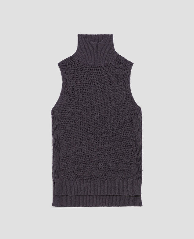 Ärmelloser Pullover I070 magnet gray