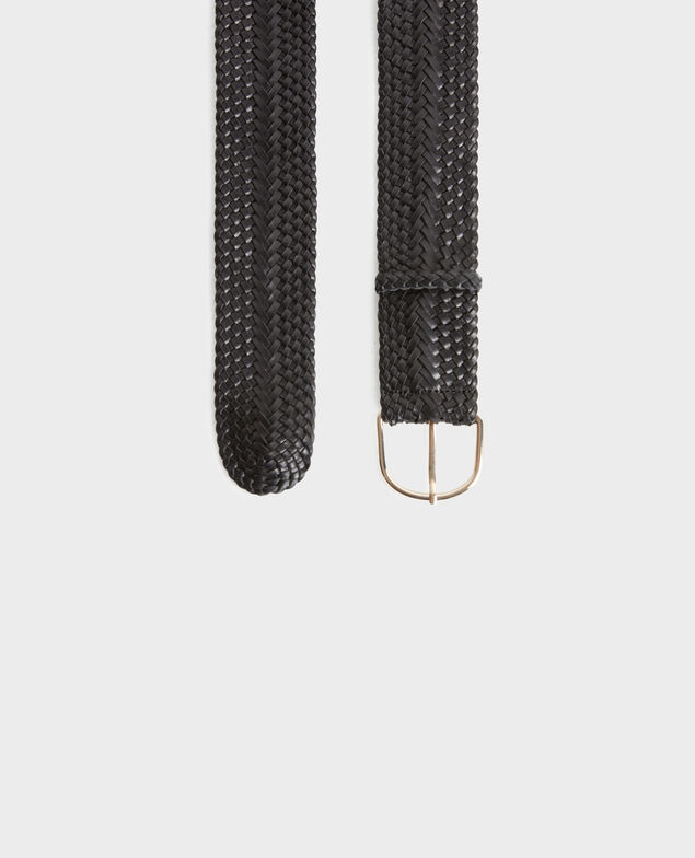 Breiter Ledergürtel 8853 09 black