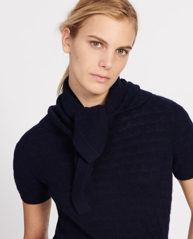 Tuch 100 % Kaschmir Maritime blue