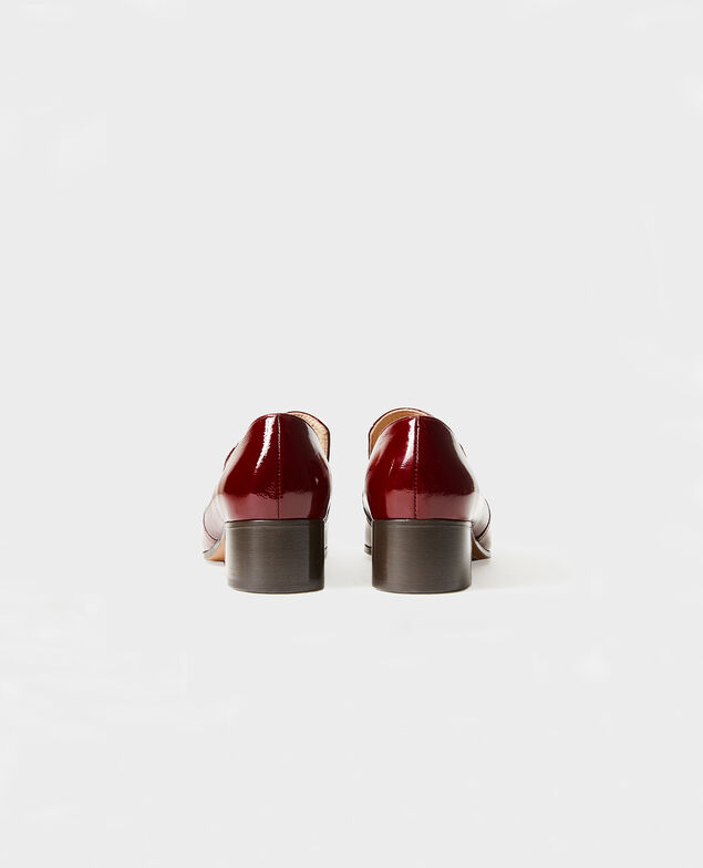 Mokassins aus Leder Royale red