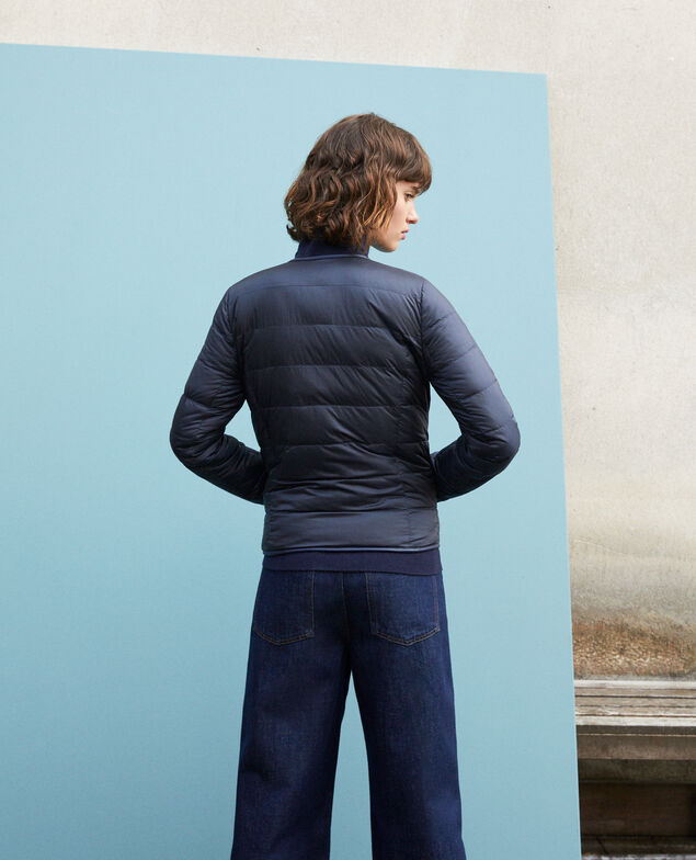 Wendebare Daunenjacke Purple/navy