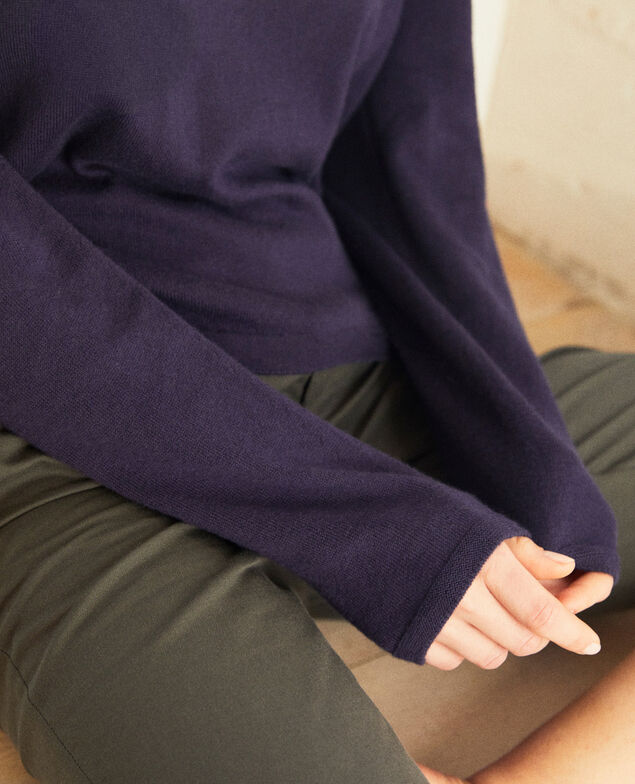 Pullover mit Kaschmir Ink navy