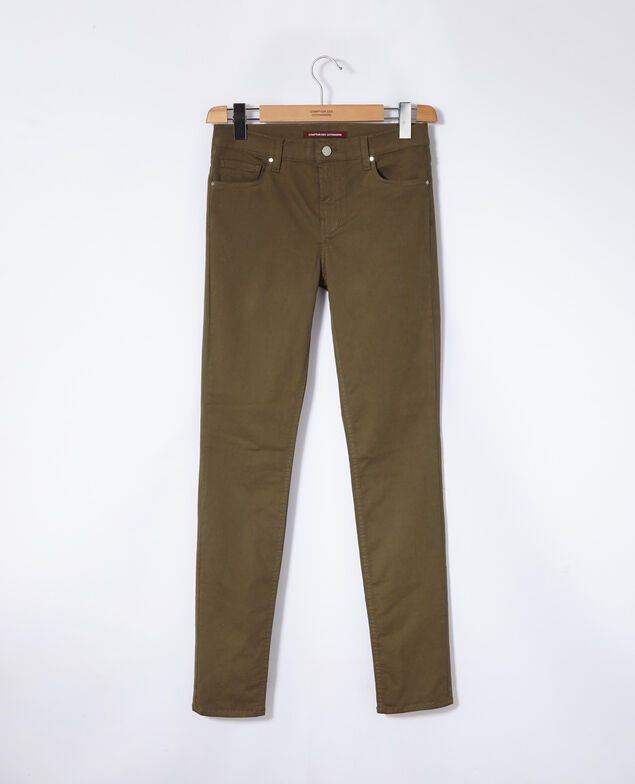 Slim-Jeans Olive night