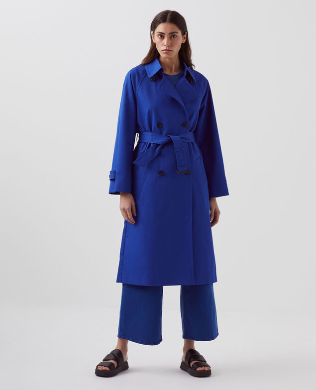 CATHERINE - Weiter Trenchcoat H660 sodalite blue