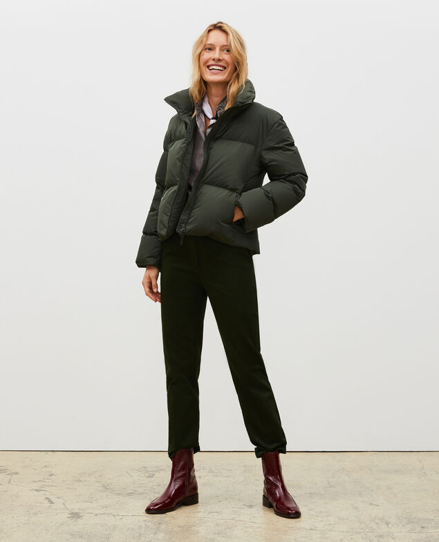 MARGOTTE - Kurze Daunenjacke Military green