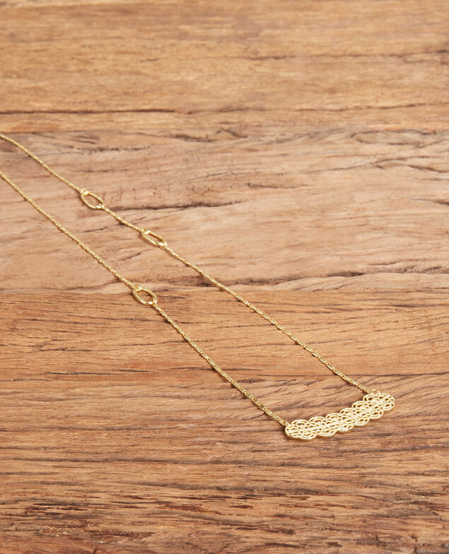 Lange Modeschmuckkette Gold