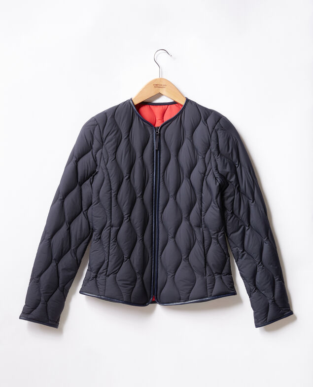 Verstaubare Daunenjacke Navy/lollipop