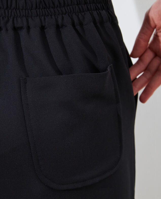 Hose fließender Fall elastischer Bund Black beauty