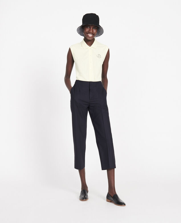 Polo-Shirt aus Piqué-Baumwolle Tender yellow