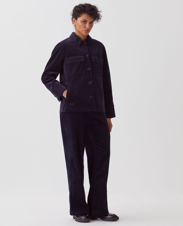 Cordjacke U690 navy