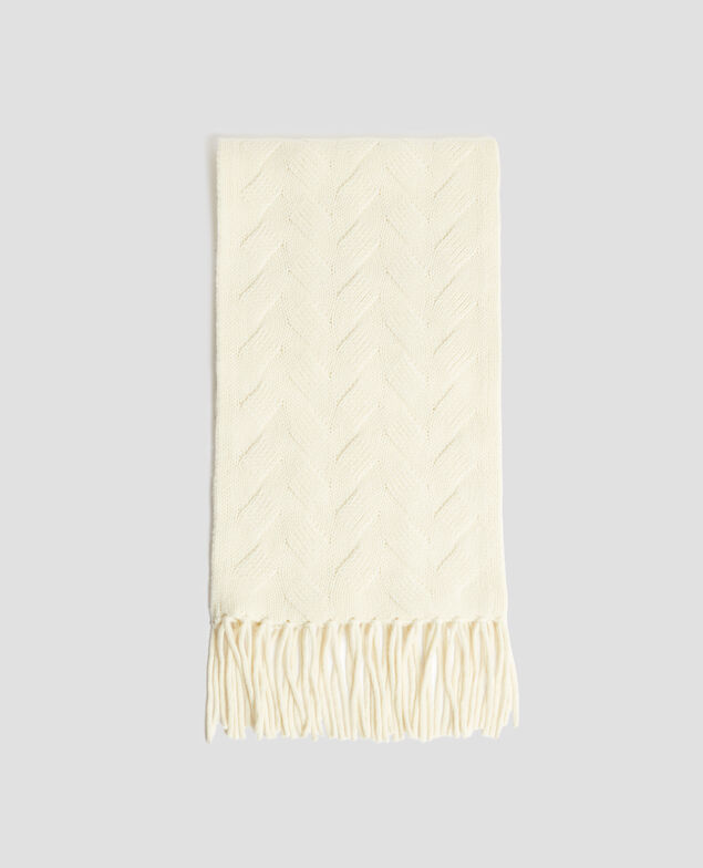 Wollschal I010 glass green beige