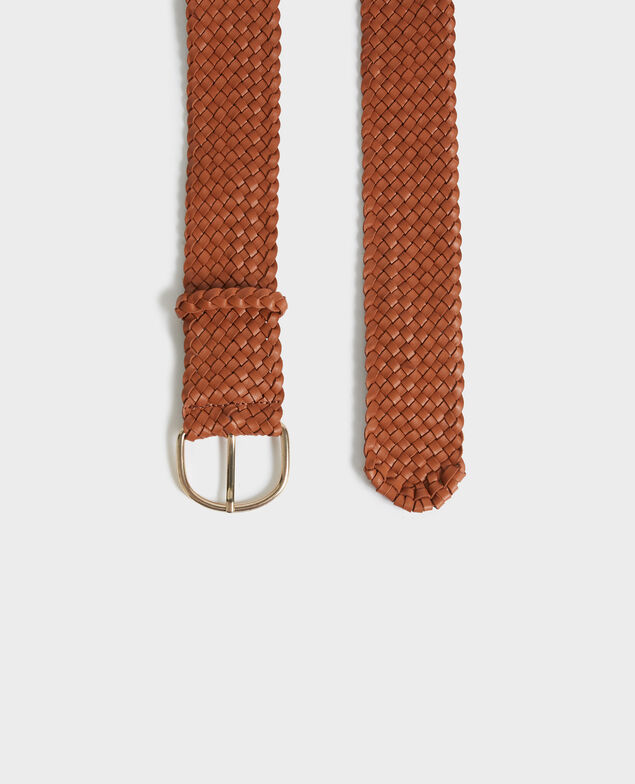 Breiter Ledergürtel Camel