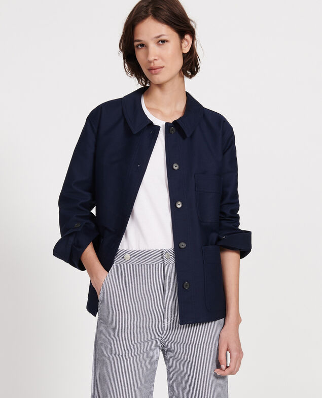 Baumwolljacke Maritime blue