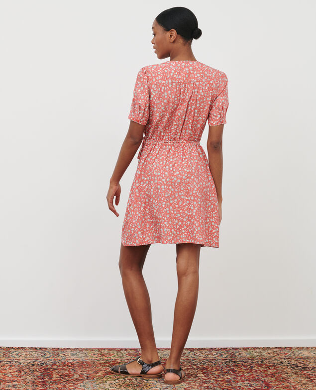 Wickelkleid 96 print pink