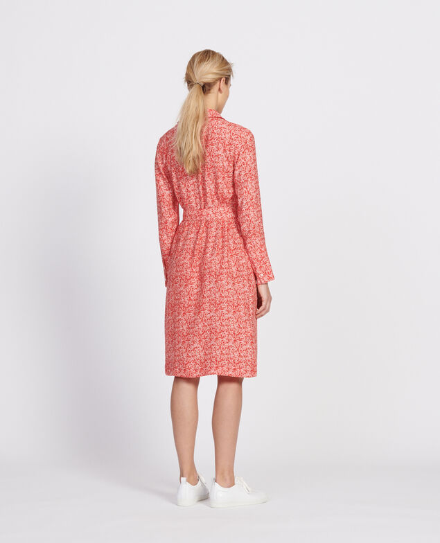 Kleid Feuillage fiery red