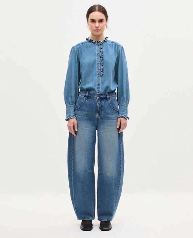 Barrel Jeans - CHARLIE K670 mid dark vintage