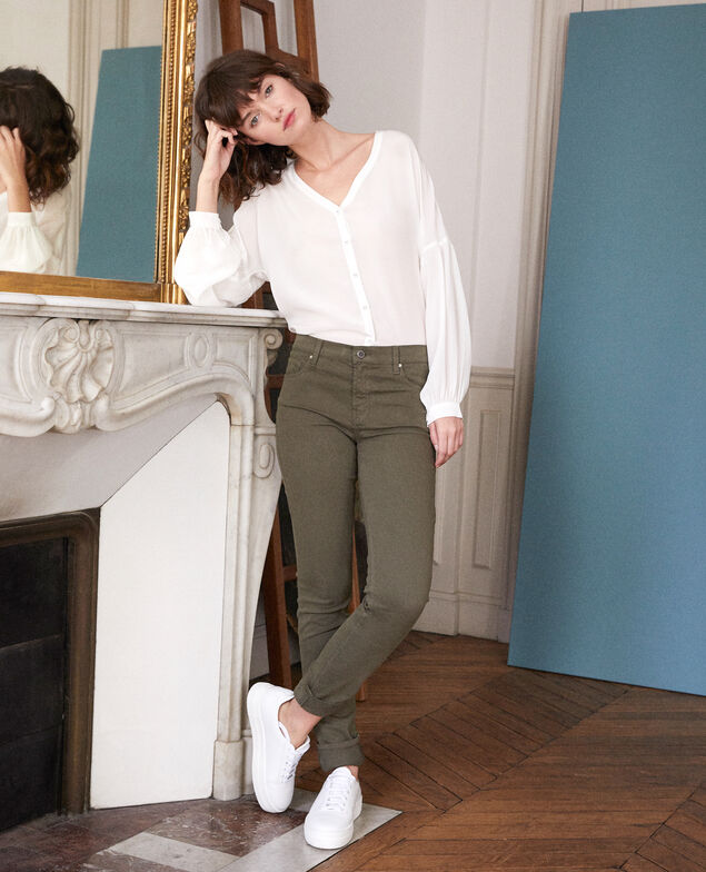 Slim-Jeans Olive night