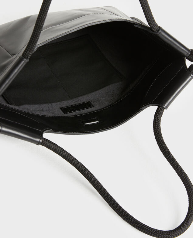 Tragetasche aus Leder Black beauty