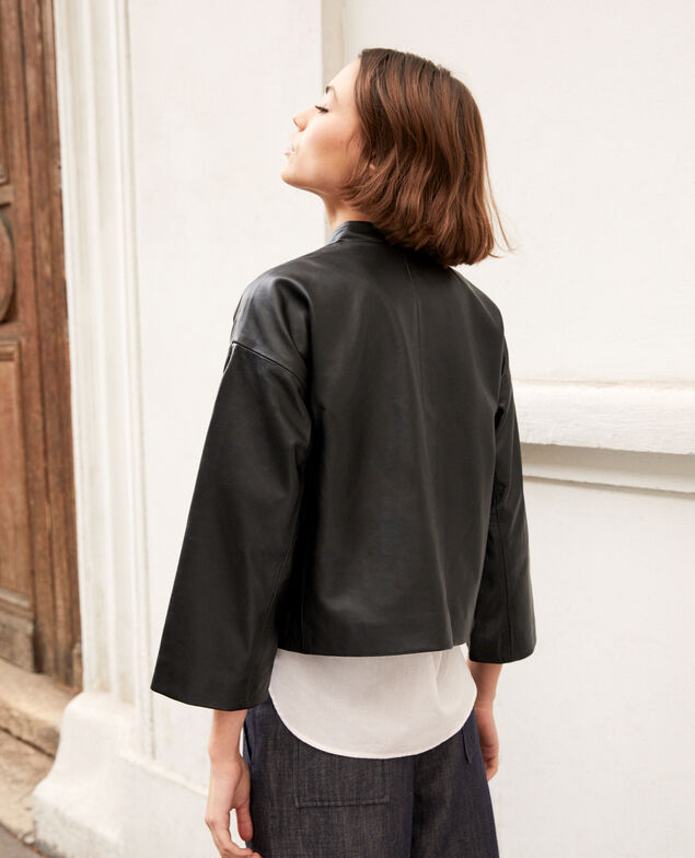 Lederjacke Noir