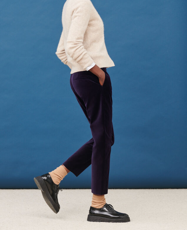 MARGUERITE - Zigarettenhose 6040 purple