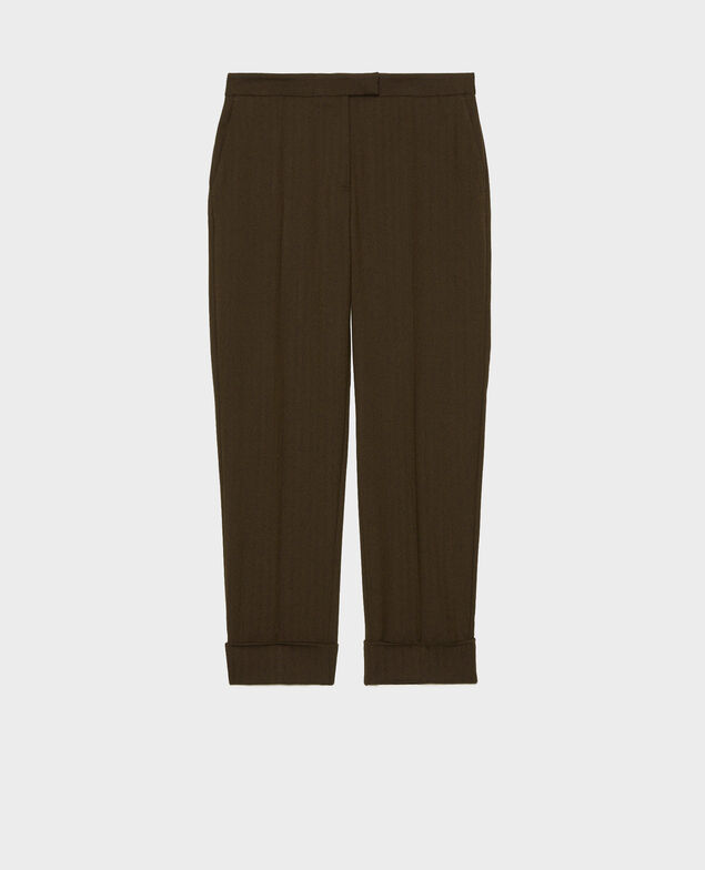 MARGUERITE - Zigarettenhose Military green