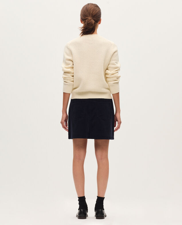 Cardigan mit Rundhalsausschnitt  U010 off white