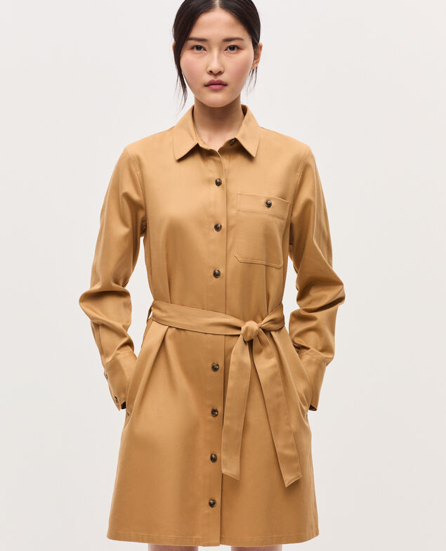 Kurzes Workwear-Hemdkleid K320 prairie sand