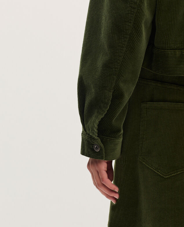 Blouson aus Cord U550 green