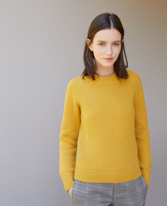 Pullover aus Wolle Golden spice
