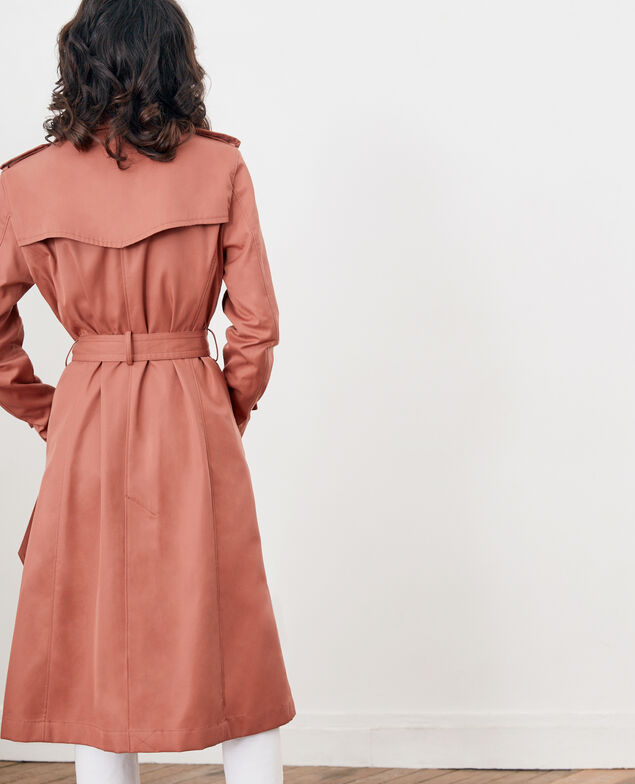 Klassischer schnitt trenchcoat Auburn