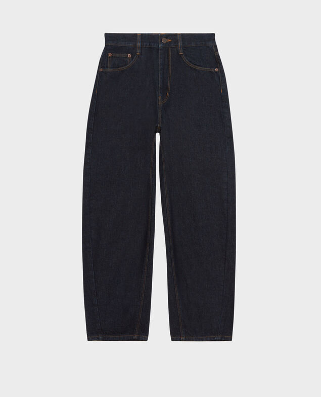 SYDONIE - BALLOON - Weite 7/8-Jeans mit hoher Taille Denim rinse