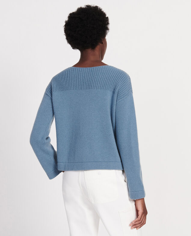 Pullover aus Wolle und Kaschmir Bluestone