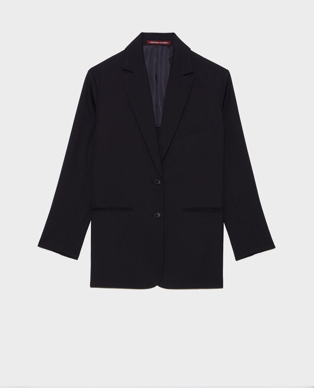 Herren-Blazer aus Wolle Black beauty