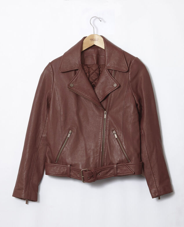 Zeitlose Lederjacke  Decadente chocolate