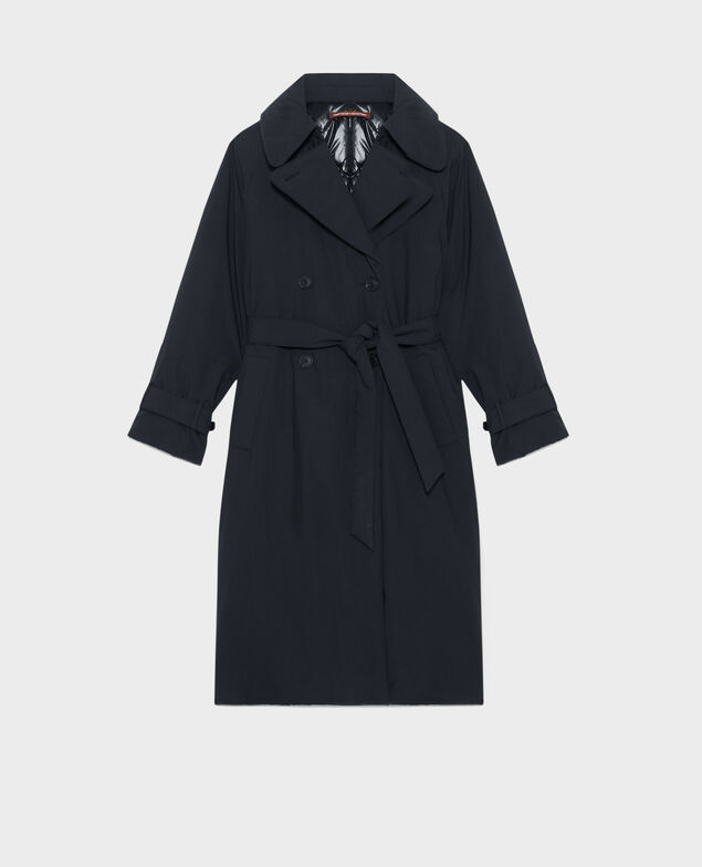 Langer Trenchcoat Black beauty