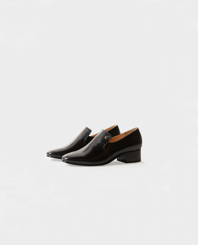 Mokassins aus Leder Black beauty