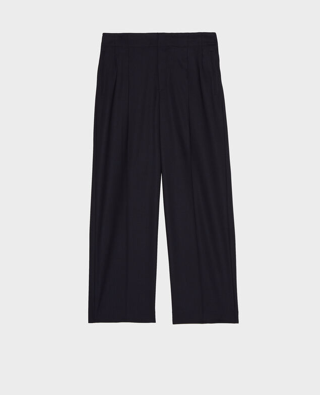 Wollhose Dark navy