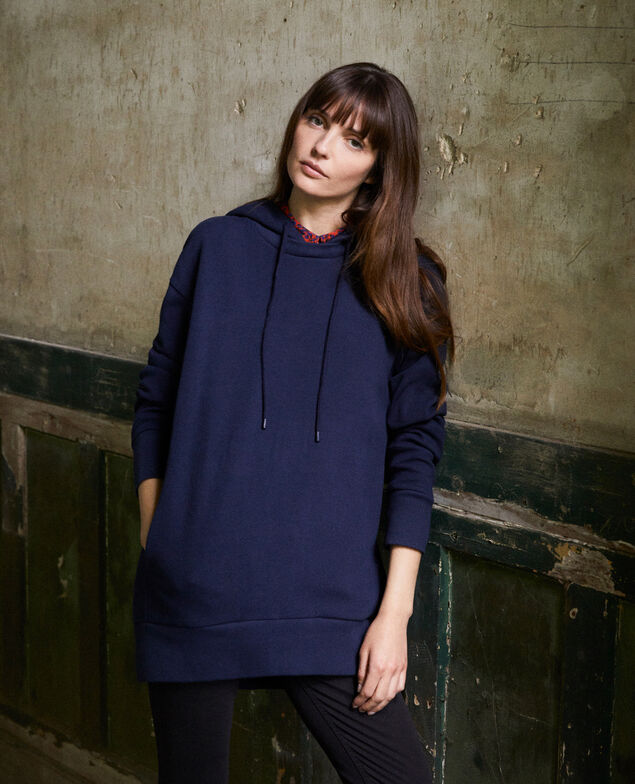 Kapuzen-Sweatshirt Dark navy