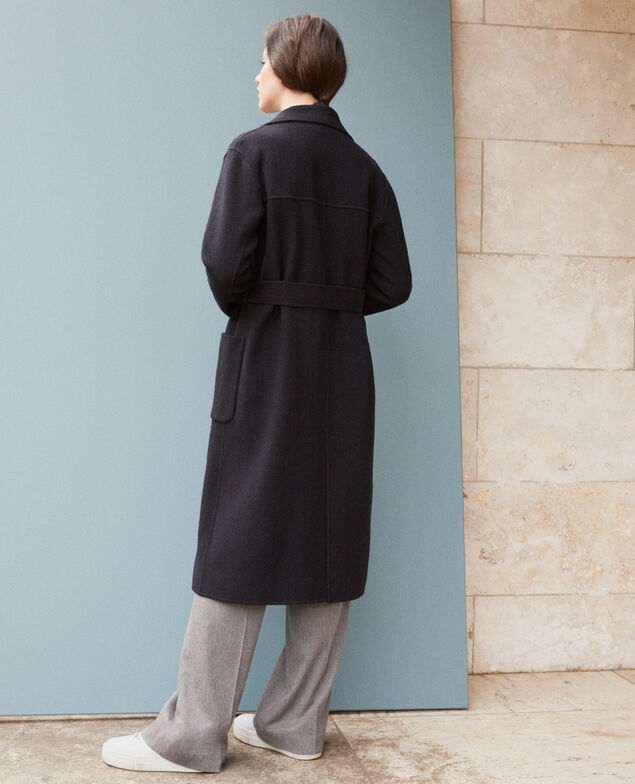 Doppelseitiger Mantel Dark navy