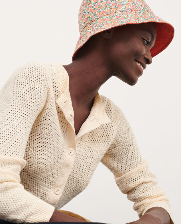 Cardigan aus Leinen 01 white