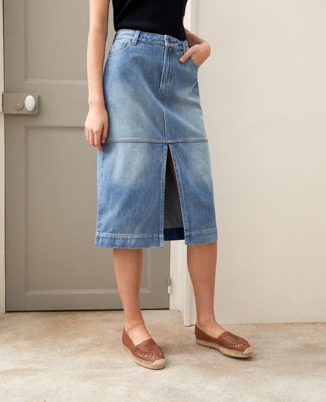 Jeansrock Light wash