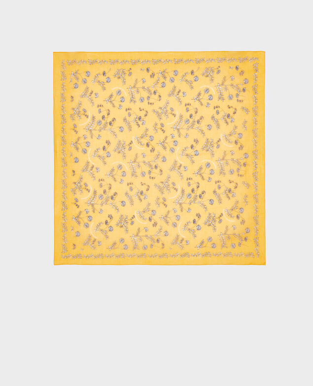 Bandana aus gemusterter Baumwolle Gold fusion