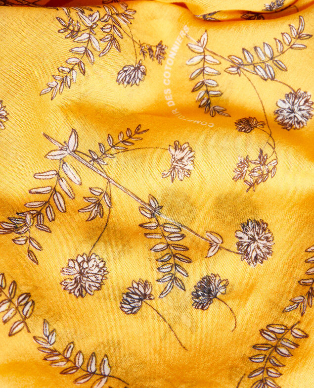 Bandana aus gemusterter Baumwolle Gold fusion