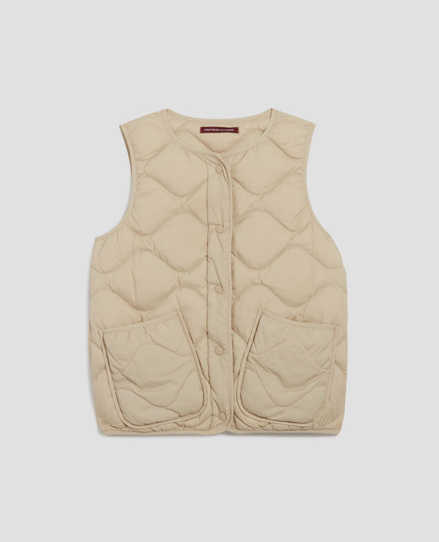 PLUME - Daunenjacke ohne Ärnel H311 oyester gray